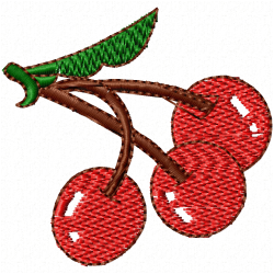 Cherry Embroidery Design 8